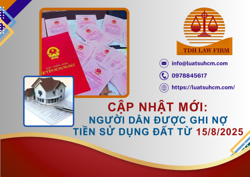 Cập nhật mới: Người dân được ghi nợ tiền sử dụng đất từ 15/8/2025