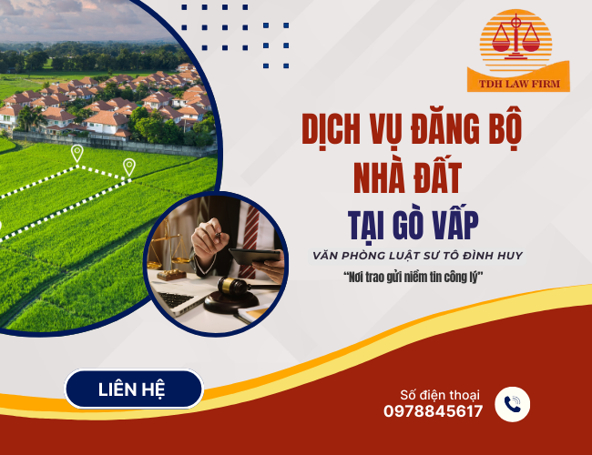 Dịch vụ đăng bộ nhà đất - Gò Vấp