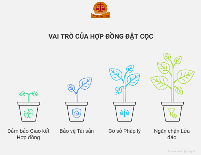 vai trò hợp đồng đặt cọc nhà đất
