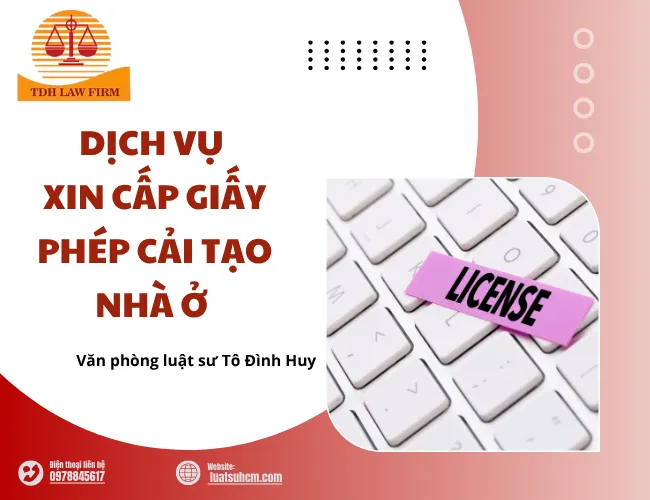Dịch vụ xin cấp giấy phép cải tạo nhà ở