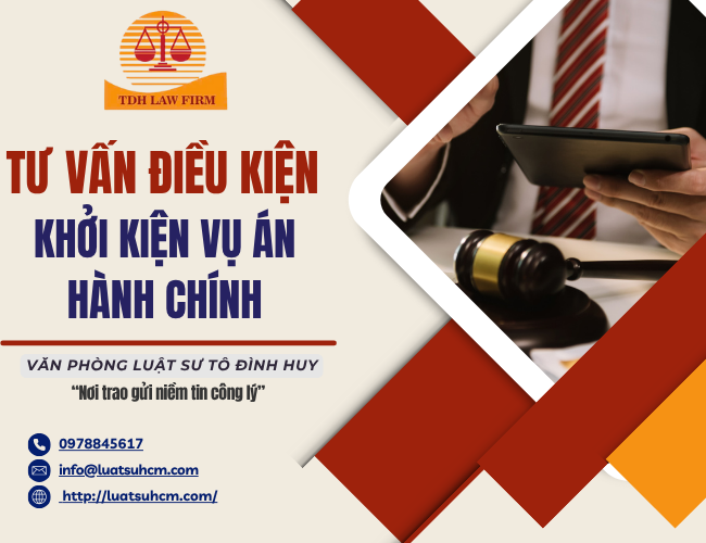 Tư vấn điều kiện khởi kiện vụ án hành chính