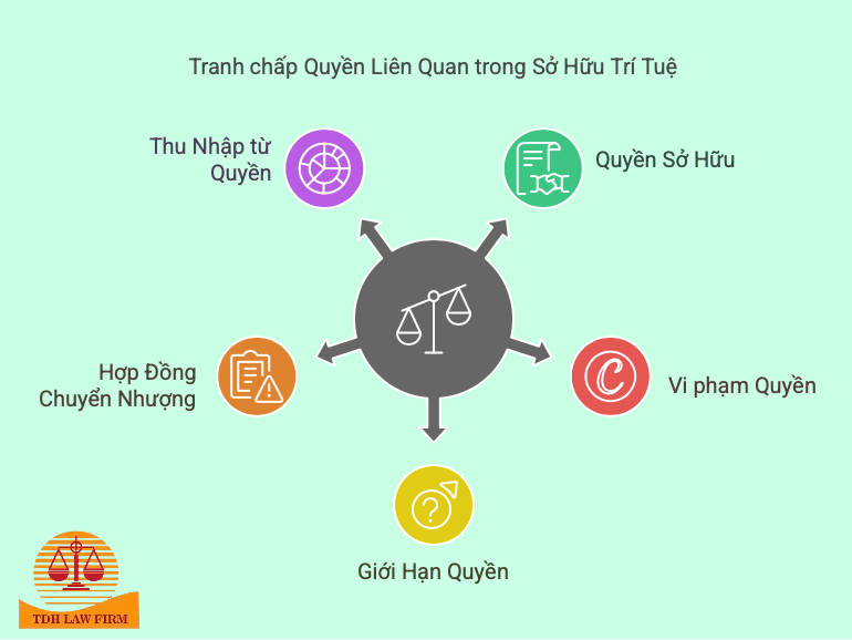 tranh chấp quyền liên quan