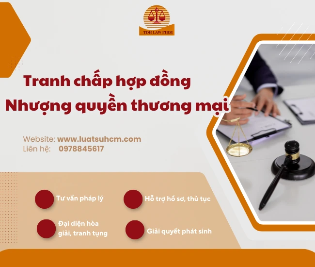 Tư vấn giải quyết tranh chấp hợp đồng nhượng quyền thương mại