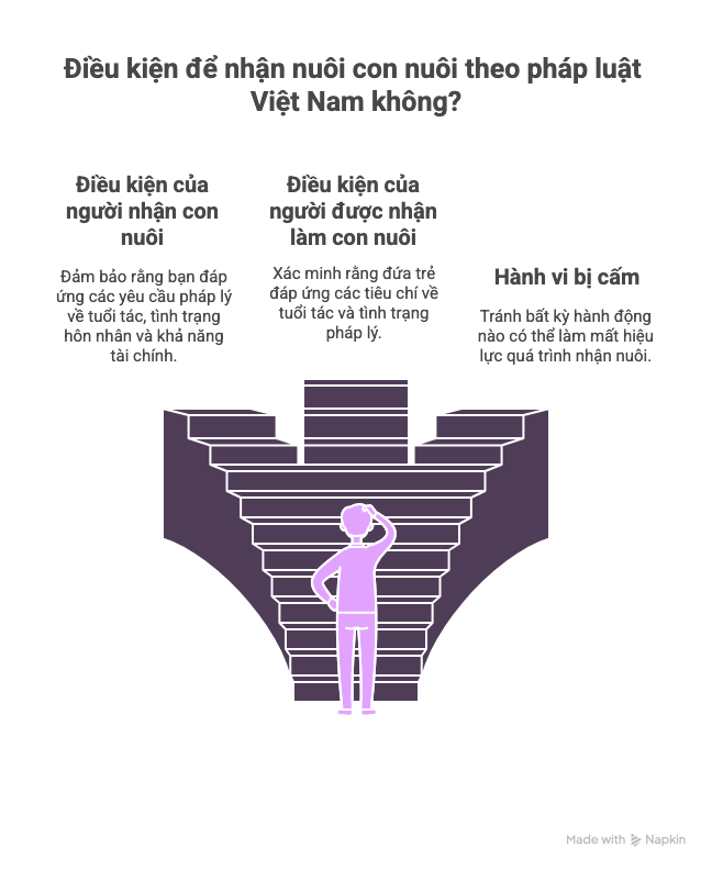 Điều kiện nhận nuôi con nuôi