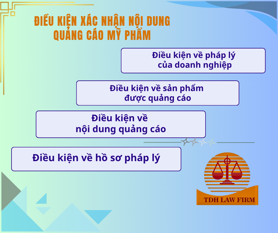 Điều kiện xác nhận nội dung quảng cáo mỹ phẩm