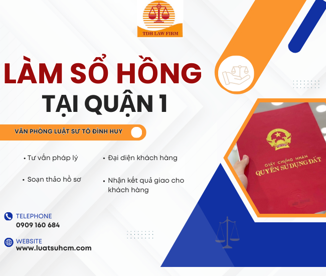 Dịch vụ làm sổ hồng tại Quận 1