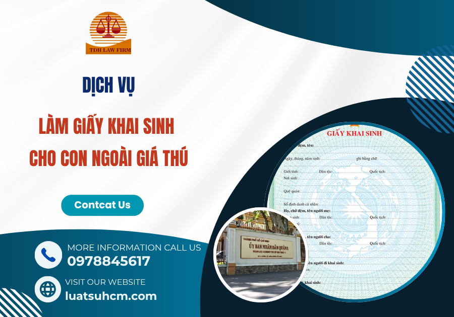 dịch vụ làm giấy khai sinh cho con ngoài giá thú
