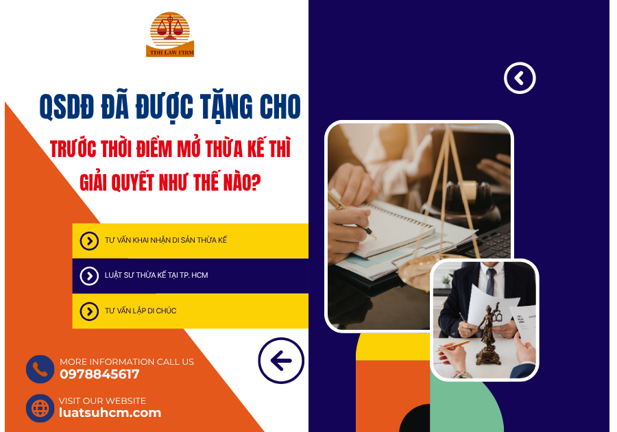 tranh chấp DSTK QSDĐ tặng cho trước thời điểm mở thừa kế