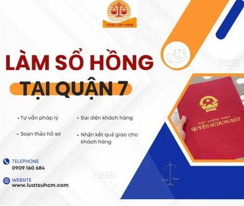 Dịch vụ làm sổ hồng quận 7