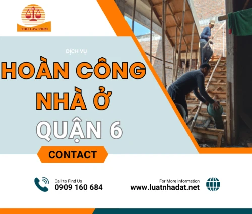 Dịch vụ hoàn công nhà ở tại Quận 6