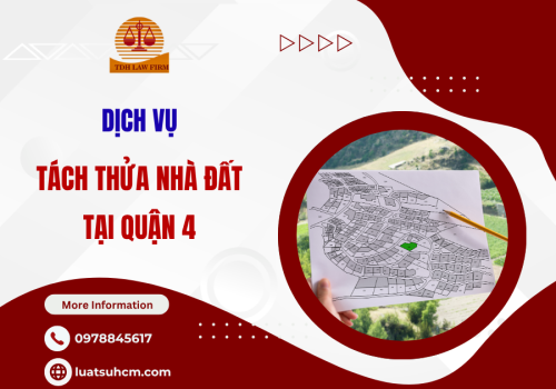 Dịch vụ tách thửa nhà đất tại Quận 4