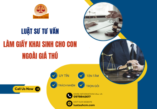 Luật sư tư vấn làm giấy khai sinh cho con ngoài giá thú