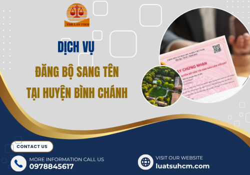 Dịch vụ đăng bộ sang tên tại huyện Bình Chánh