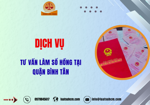 Dịch vụ tư vấn làm sổ hồng tại Quận Bình Tân