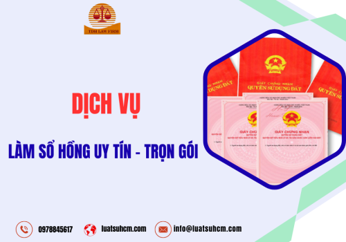 Dịch vụ làm sổ hồng tại Quận Tân Phú