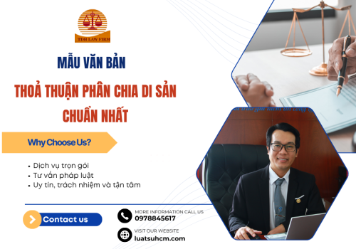 Mẫu văn bản thoả thuận phân chia di sản thừa kế chuẩn nhất