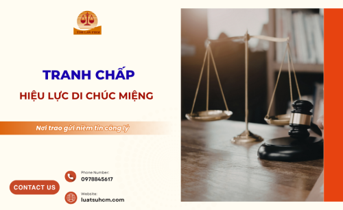Tranh chấp hiệu lực di chúc miệng