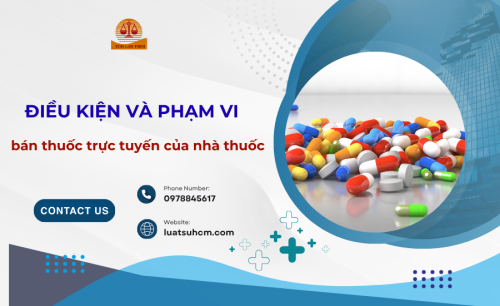 Điều kiện và phạm vi bán thuốc trực tuyến của nhà thuốc