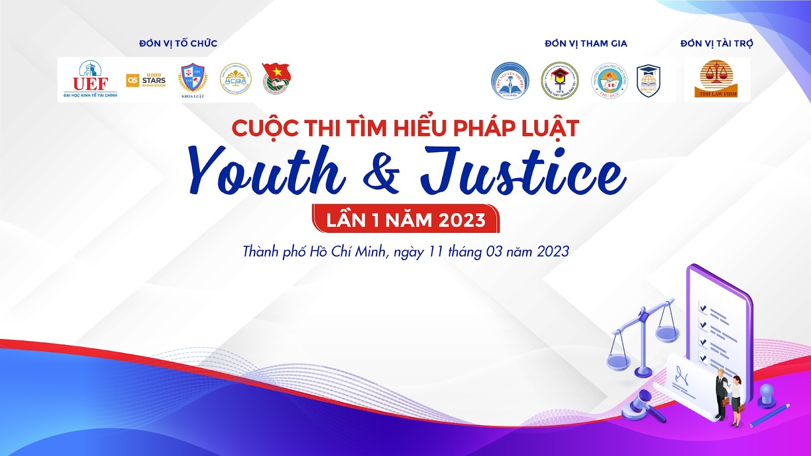 Đồng hành cùng "Youth & Justice" mùa đầu tiên với Trường Đại học Kinh tế - Tài chính TP.HCM