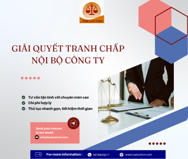 Giải quyết tranh chấp nội bộ công ty