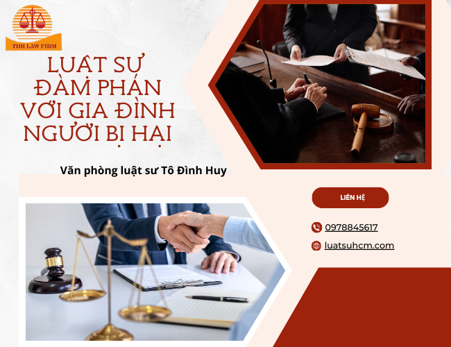 Luật sư đàm phán với gia đình người bị hại