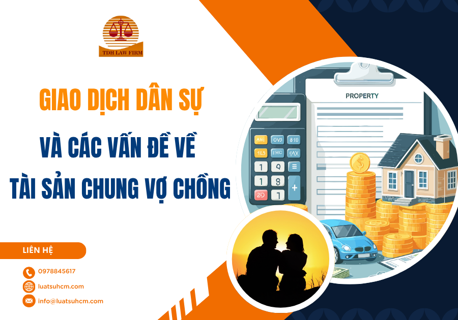 Giao dịch dân sự liên quan đến tài sản chung vợ chồng