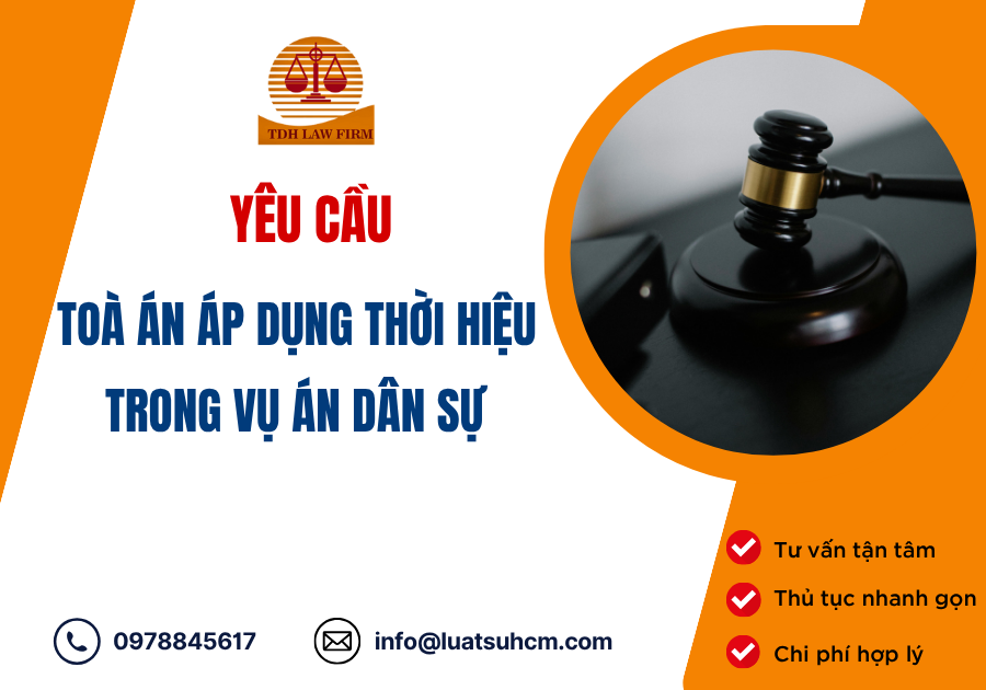 Toà án áp dụng thời hiệu trong vụ án dân sự