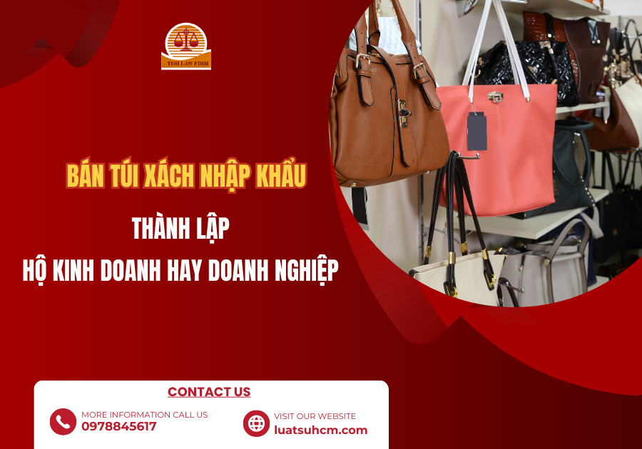 Bán túi xách nhập khẩu Nên lập Hộ kinh doanh hay doanh nghiệp