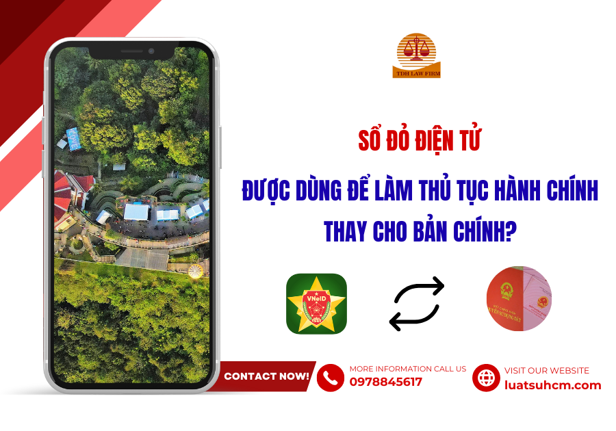 Sổ đỏ điện tử được dùng làm thủ tục hành chính thay cho bản chính