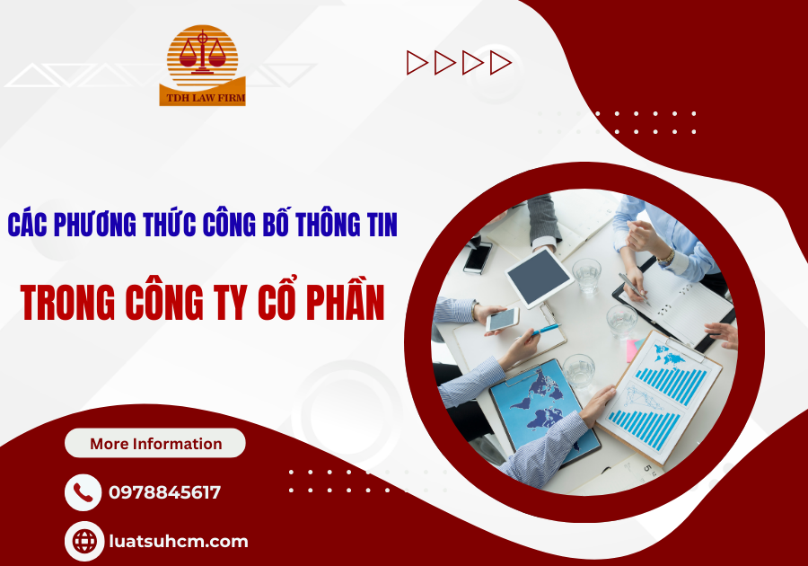 Các phương thức công bố thông tin trong Công ty cổ phần