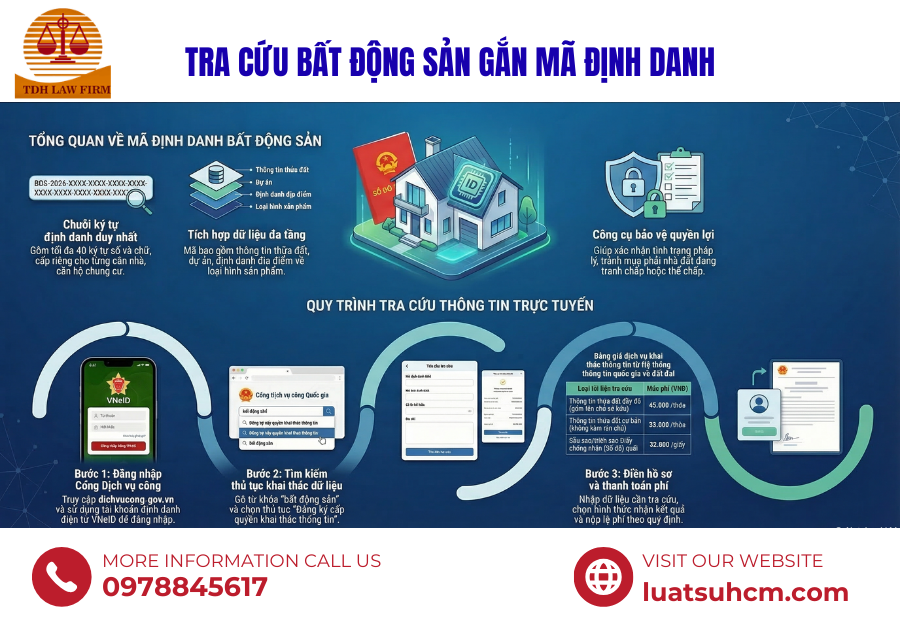 Tra cứu bất động sản gắn mã định danh