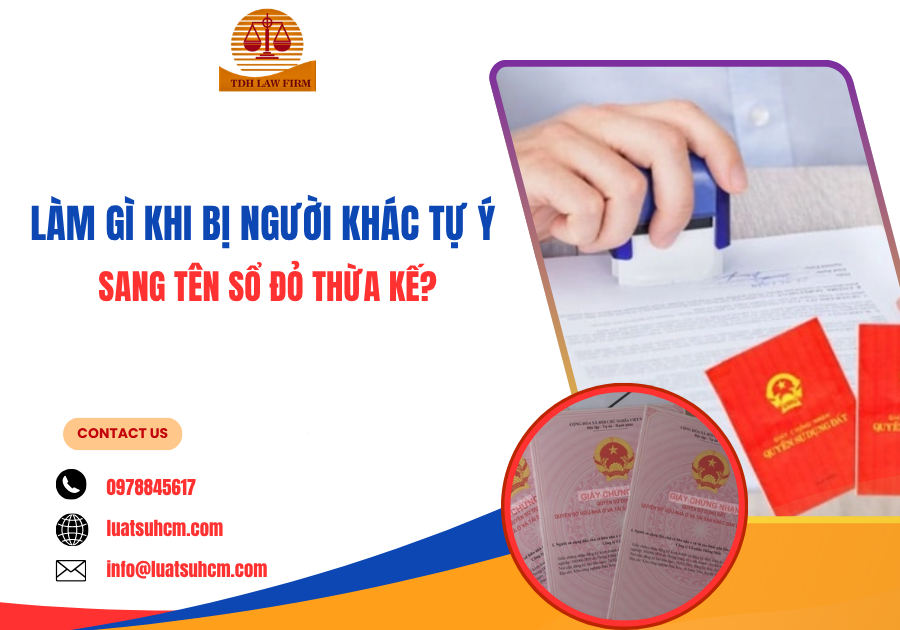 sang tên sỏ đỏ thừa kế