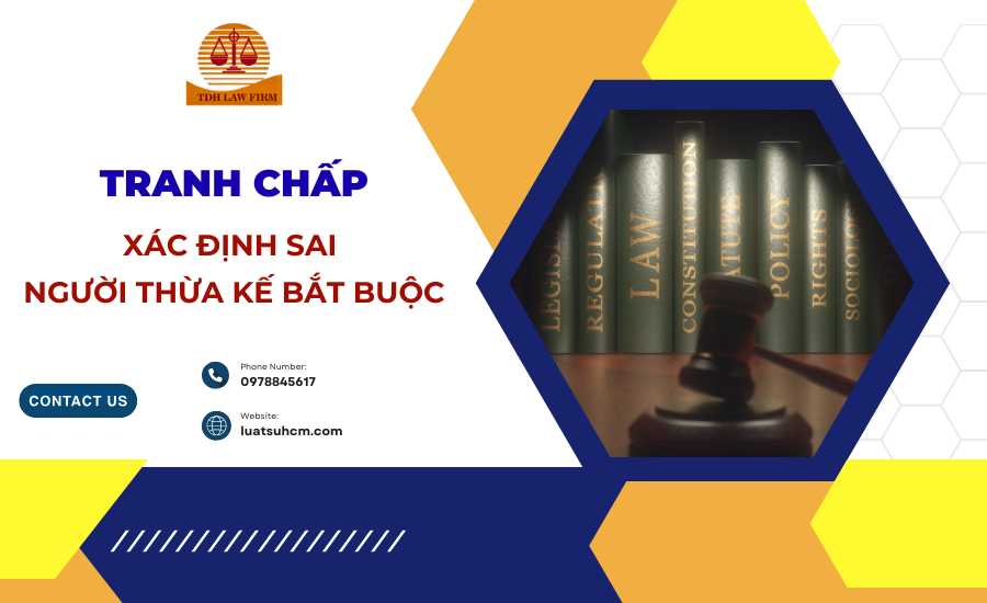 Tranh chấp xác định sai người thừa kế bắt buộc