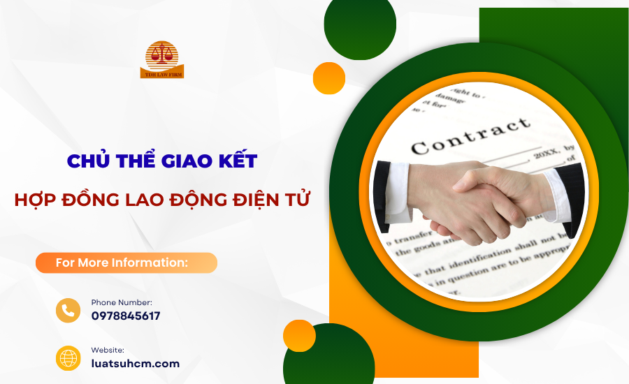 Chủ thể giao kết hợp đồng lao động điện tử